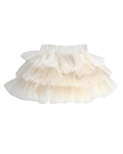 Candi Tulle Layered Tutu Skirt - Ivory #product_type - Bailey's Blossoms