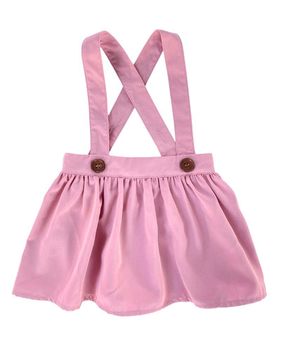 Daphne Suspender Skirt - Mauvelous Pink #product_type - Bailey's Blossoms