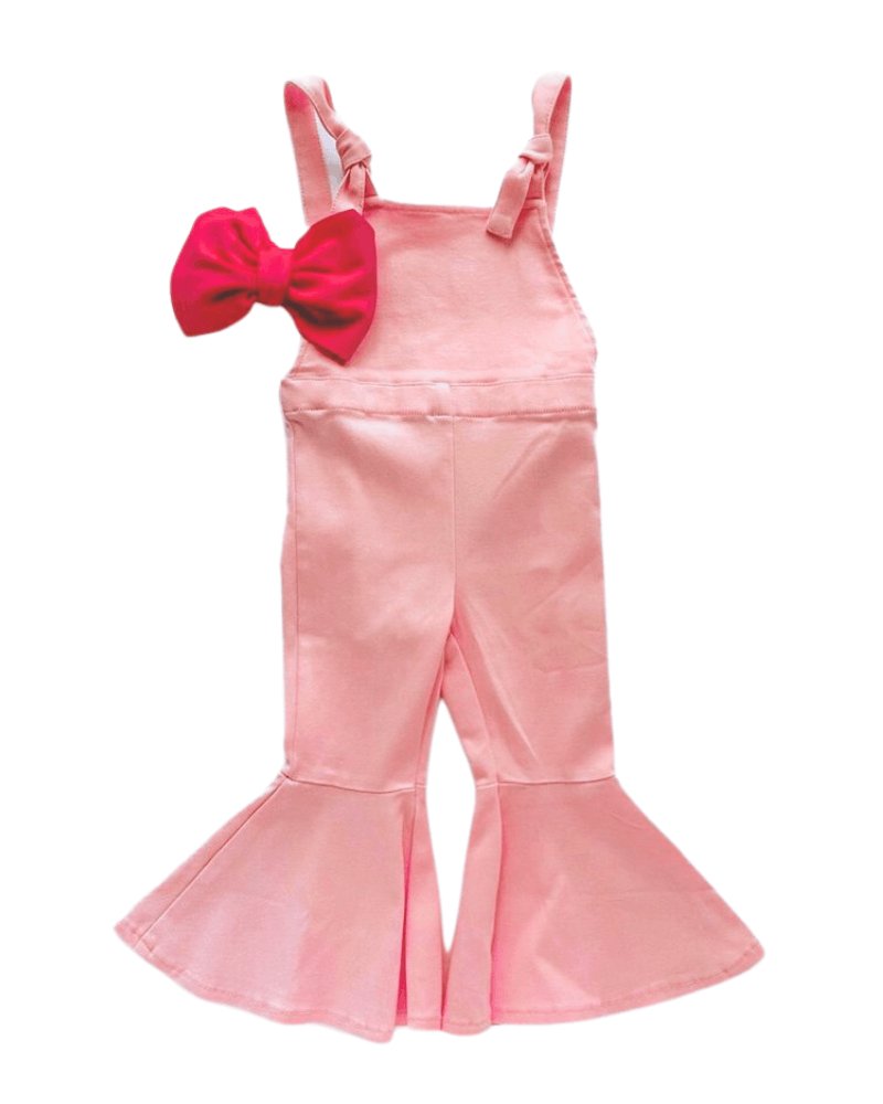 Jaden Tie-Strap Jumpsuit - Pink #product_type - Bailey's Blossoms
