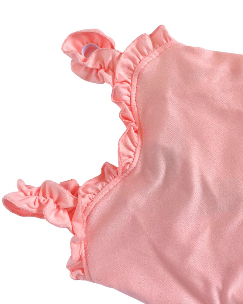 Lylah Ruffle Tank Leotard - Pink #product_type - Bailey's Blossoms