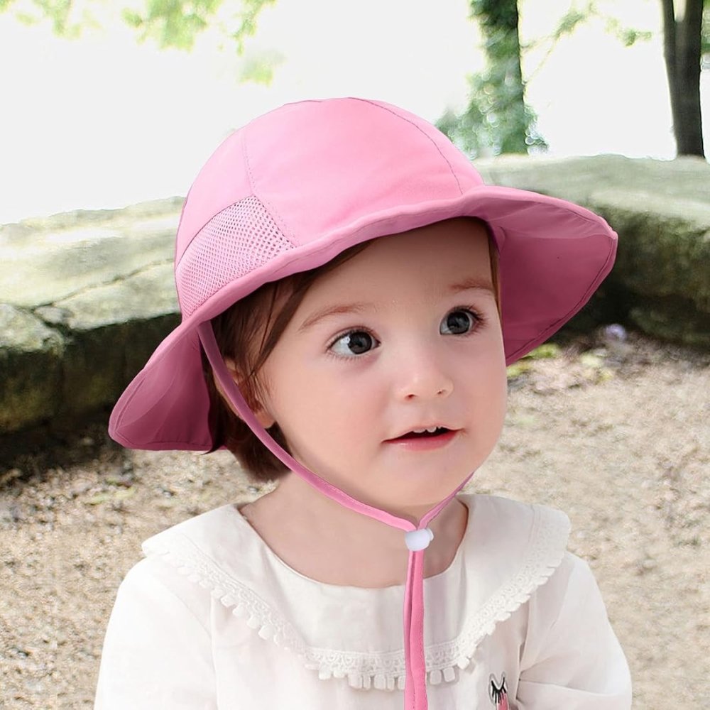 Brim Hat Wide: Baby Spring Protection with Style - Bailey's Blossoms