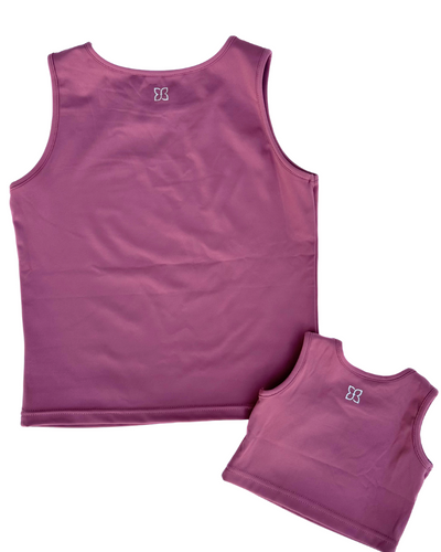 PREORDER! Ainsley Athletic Tank - Rose Taupe