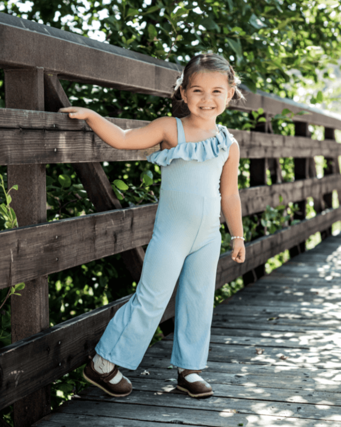 PREORDER! Jasmine Jumpsuit - Tiffany Blue