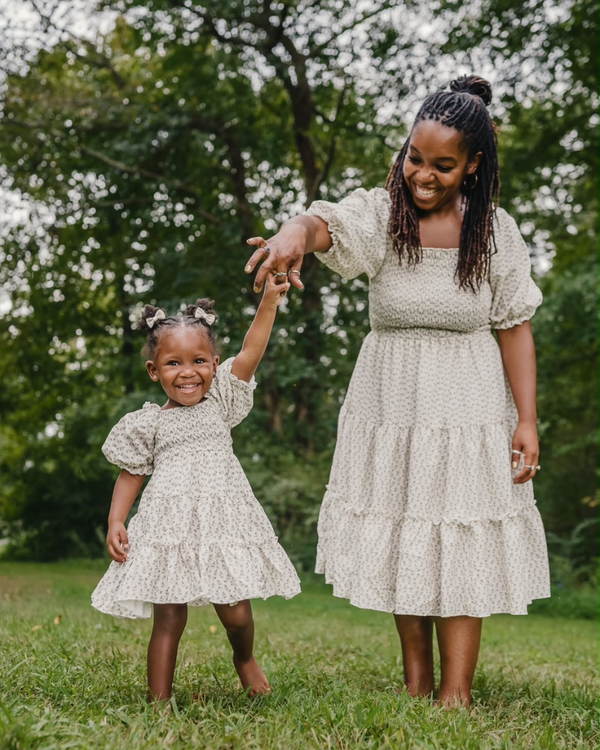 Katherine Dress - Fawn Floral