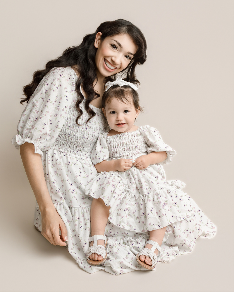 Katherine Dress - Lavender Floral