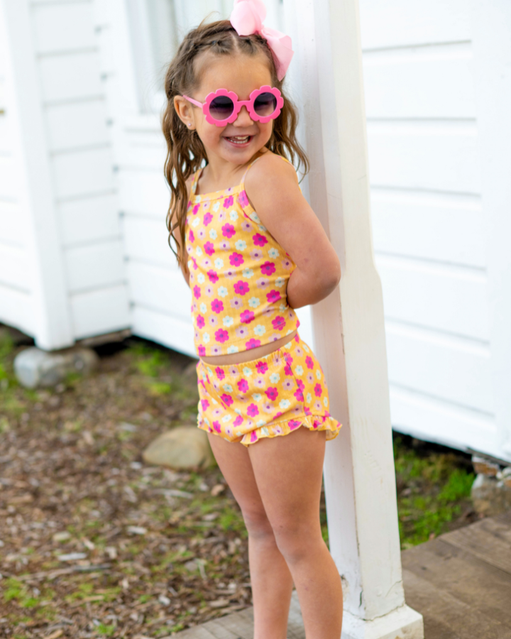 Luna Top &amp; Bloomer Set - Daisy Chain