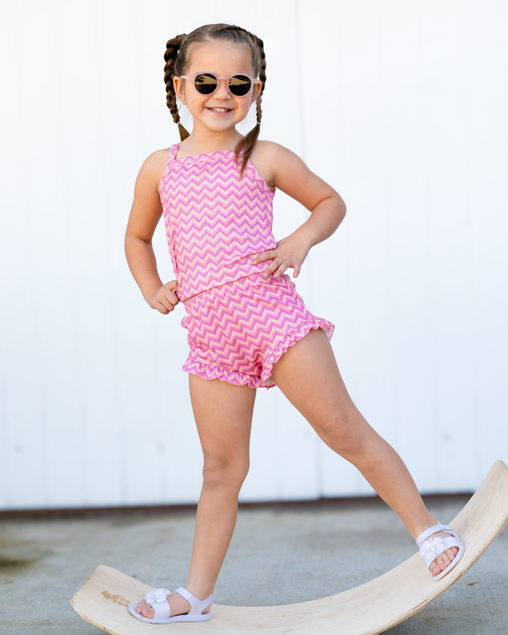 Luna Top &amp; Bloomer Set - Fizzy Pop