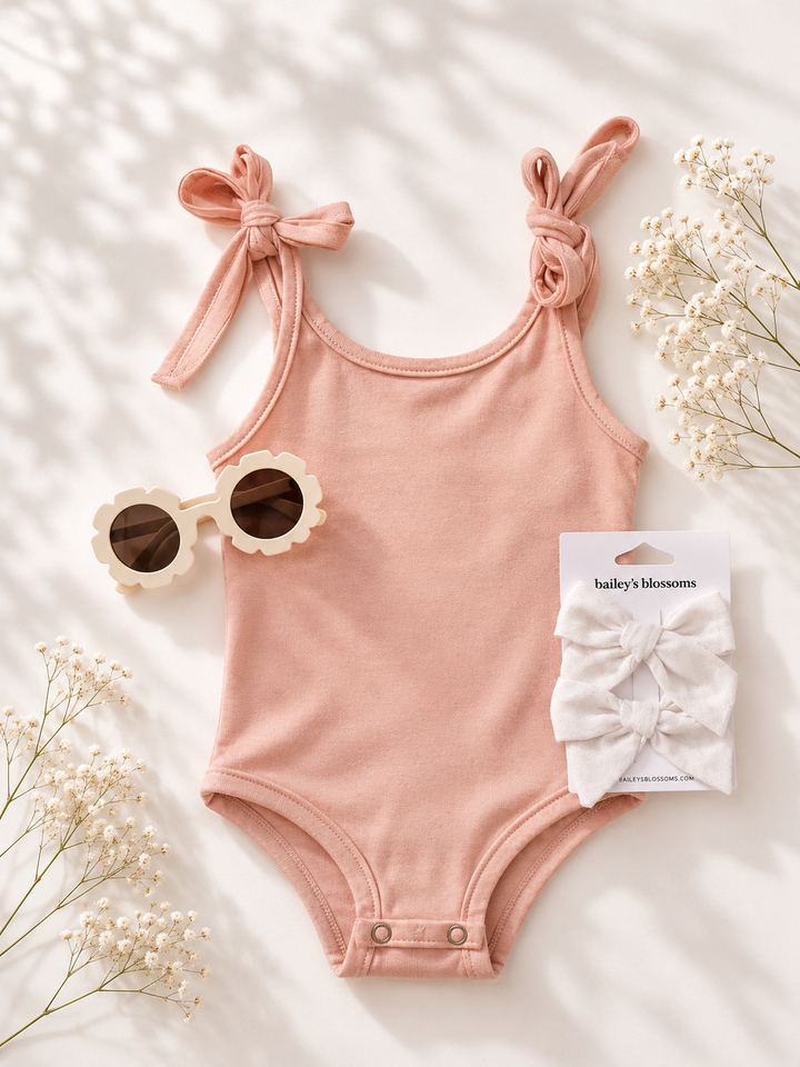 Madden Tie Shoulder Tank Top &amp; Leotard - Honeydew