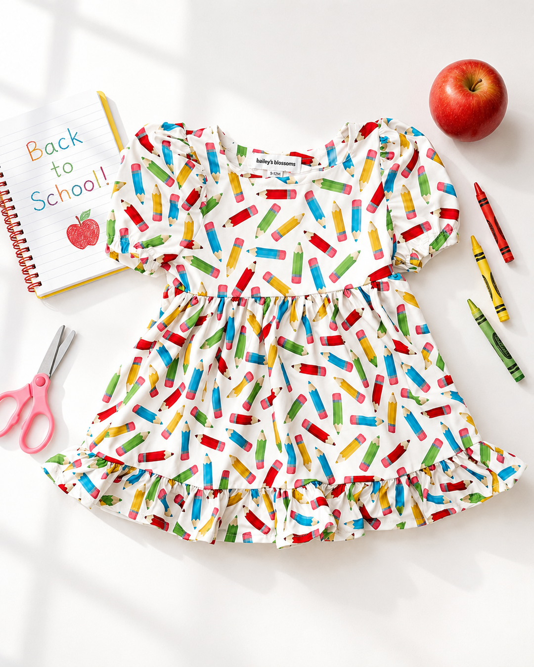 Phoebe Ruffle Dress - School Days