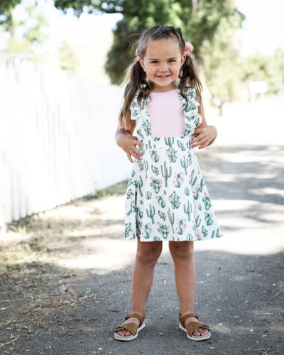 Addy Ruffle Suspender Skirt - Desert Floral #product_type - Bailey's Blossoms