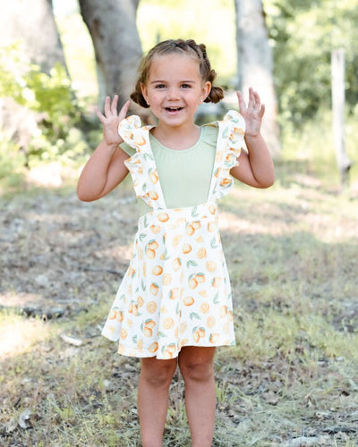 Addy Ruffle Suspender Skirt - Lovely Lemons #product_type - Bailey's Blossoms