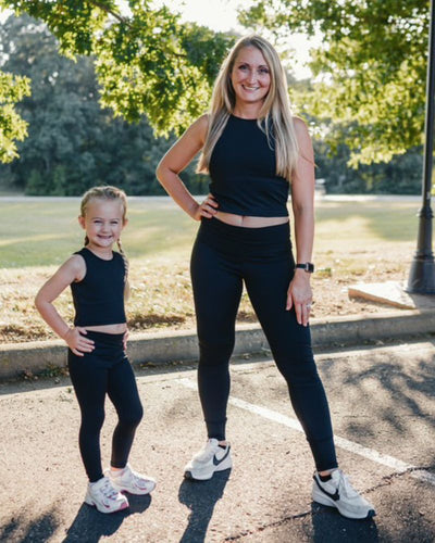 Ainsley Athletic Tank - Black product_type - Bailey's Blossoms