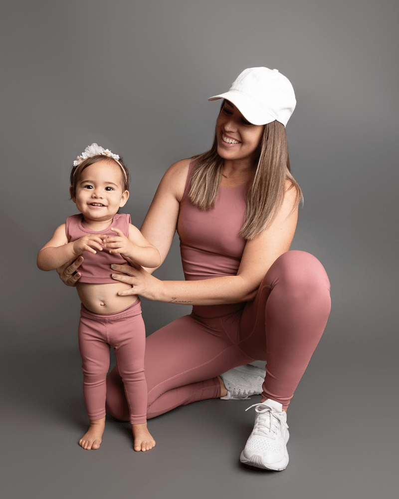 Ainsley Athletic Tank - Rose Taupe product_type - Bailey's Blossoms