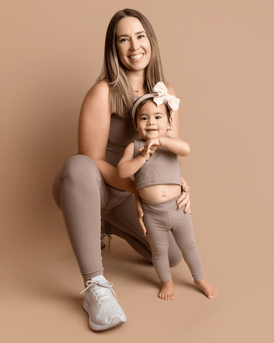 Ainsley Athletic Tank - Warm Stone product_type - Bailey's Blossoms