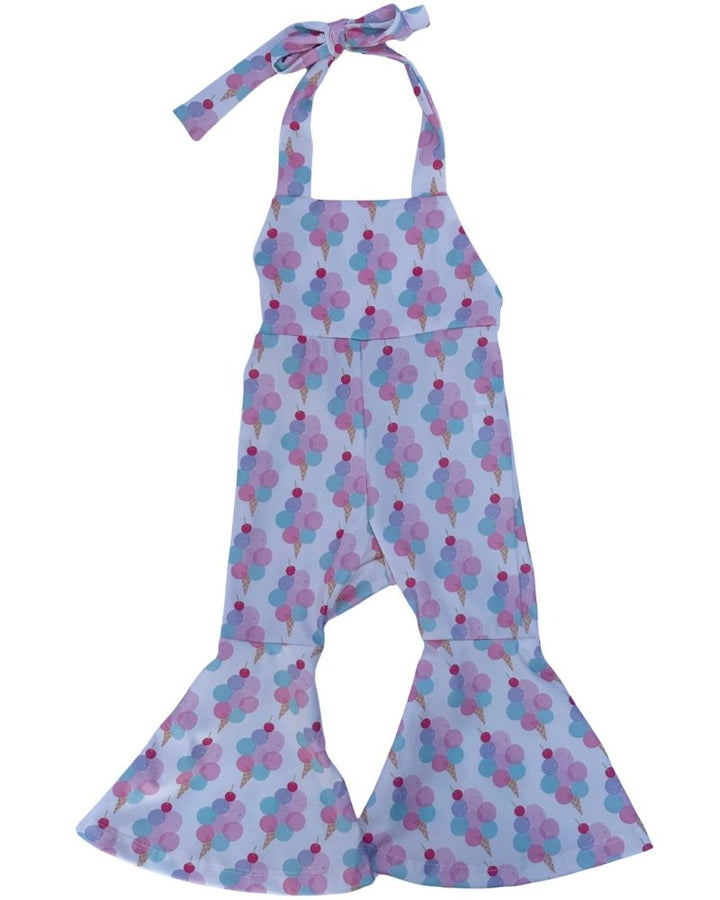 Andi Pleated Bell Bottom Jumpsuit - Bubble Yum product_type - Bailey&