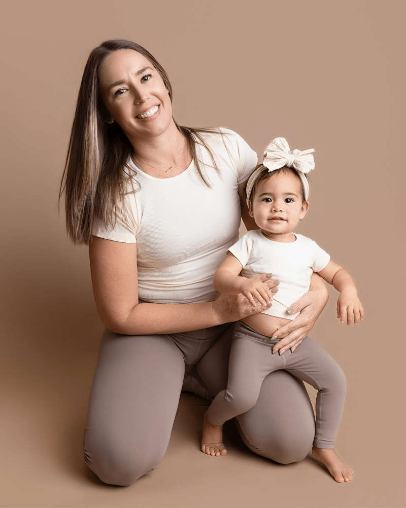 Ava Ribbed Tee - Ivory Glow product_type - Bailey's Blossoms