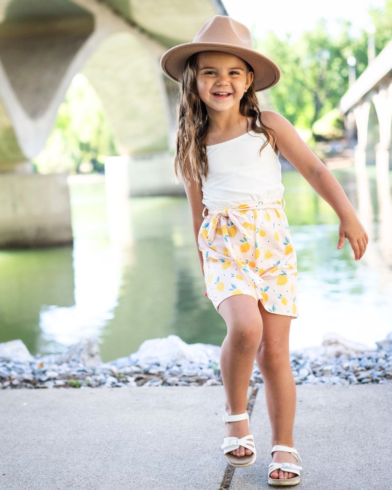 Betty Camisole Romper - Pink Lemonade #product_type - Bailey's Blossoms