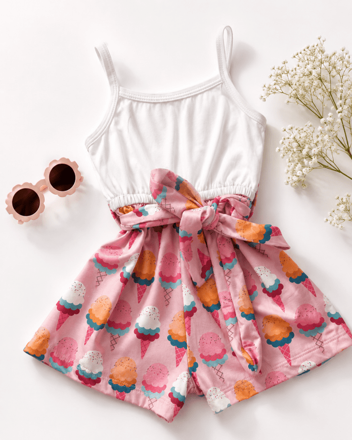 Betty Camisole Romper - Sunny Sundae product_type - Bailey&
