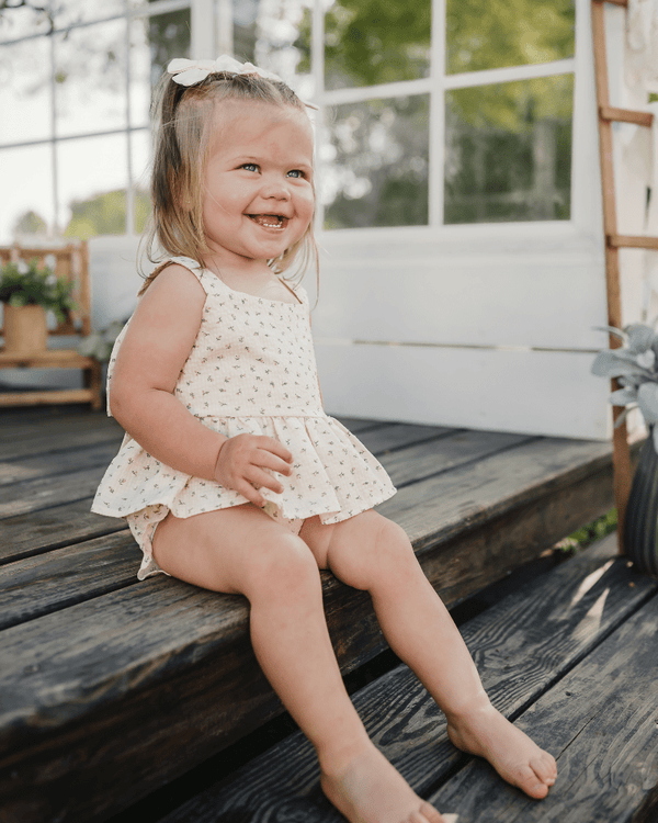 Birdie Bow Front Top & Bloomer Set - Petit Fleur product_type - Bailey's Blossoms
