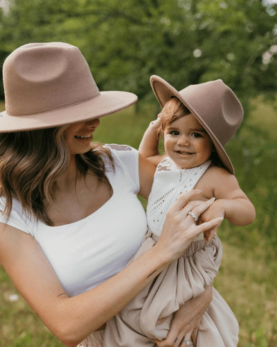 Bordeaux Flat Brim Hats #product_type - Bailey's Blossoms