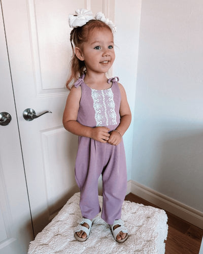 Clementine Jumpsuit - Dusty Lavender #product_type - Bailey's Blossoms