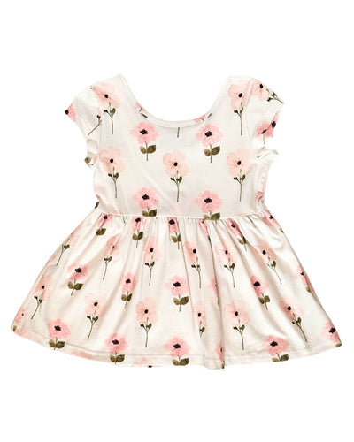 Cleo Twirl Play Dress - Pink Flowers #product_type - Bailey's Blossoms