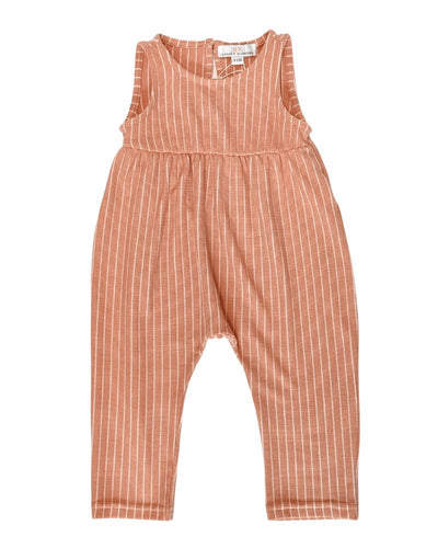 Cora Bubble Jumpsuit - Dusty Mauve Stripe #product_type - Bailey's Blossoms