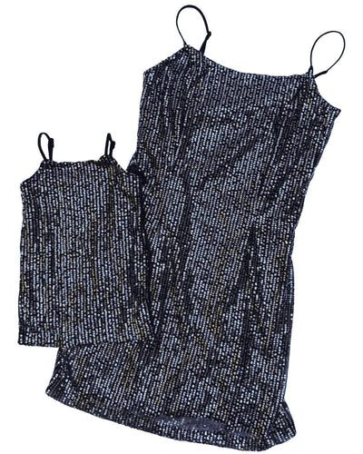 Cordelia Sequin Party Dress - Black product_type - Bailey's Blossoms