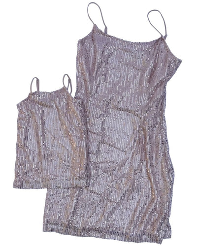 Cordelia Sequin Party Dress - Rose Gold product_type - Bailey's Blossoms