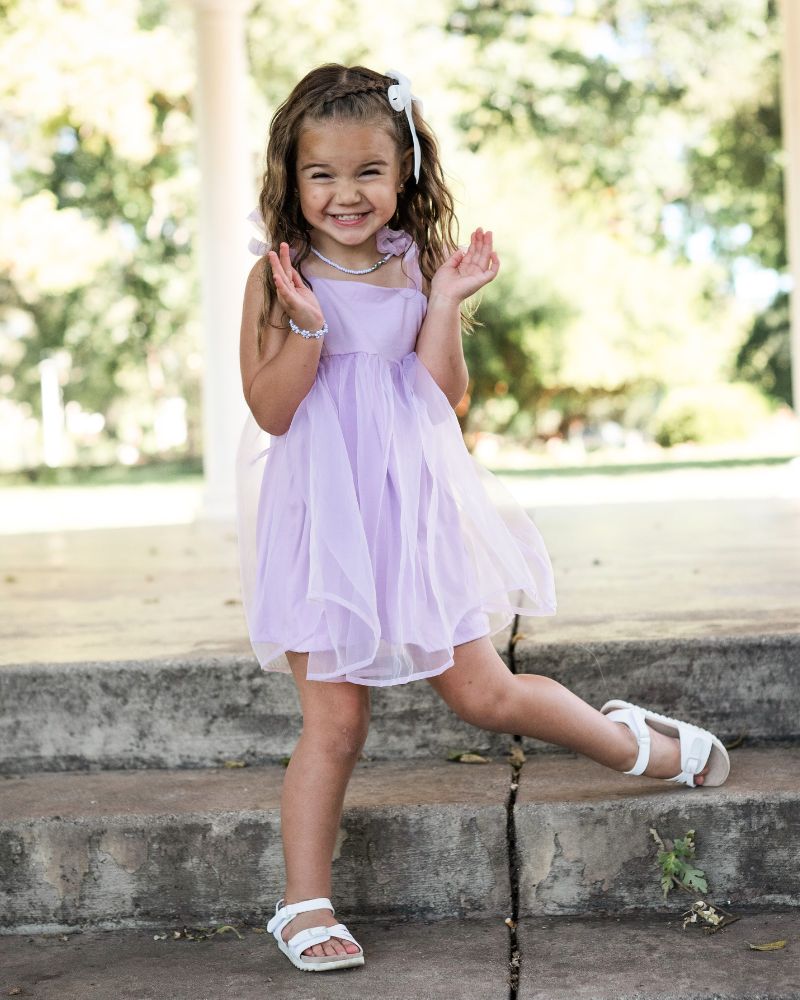 Corrin Tulle Dress - Lavender #product_type - Bailey's Blossoms
