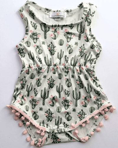 Dillon Pom Pom Romper - Desert Floral #product_type - Bailey's Blossoms