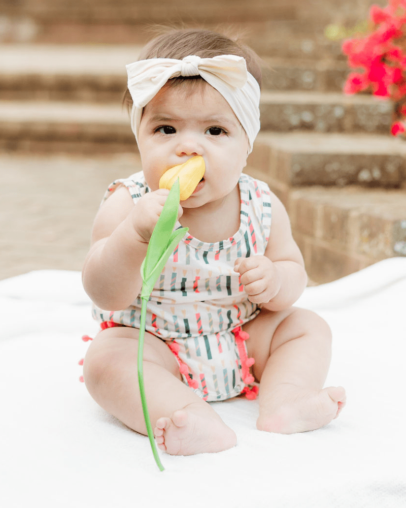 Dillon Pom Pom Romper - Make a Wish product_type - Bailey's Blossoms