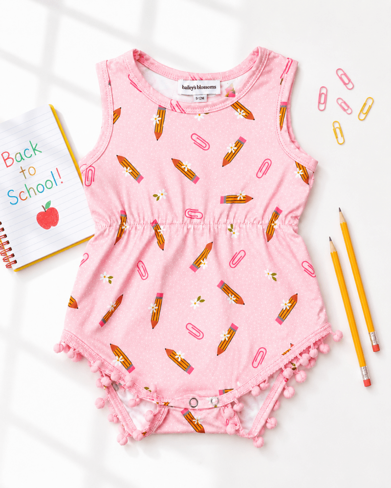 Dillon Pom Pom Romper - Petals &amp; Pencils product_type - Bailey&