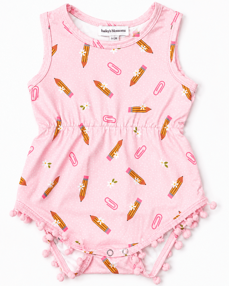 Dillon Pom Pom Romper - Petals &amp; Pencils product_type - Bailey&