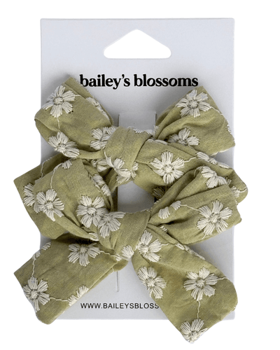 Embroidery Piggie Set - Sage Green #product_type - Bailey's Blossoms