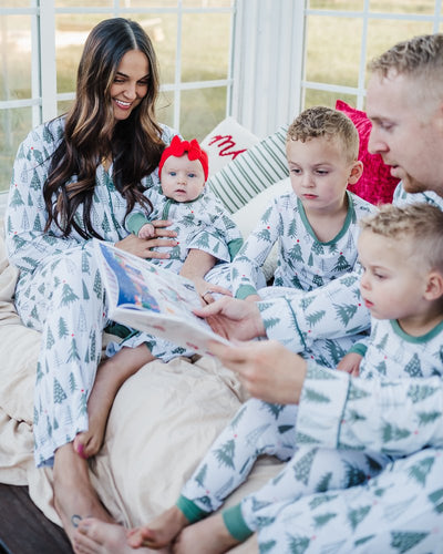 Family Matching Sleepwear - Christmas Trees #product_type - Bailey's Blossoms