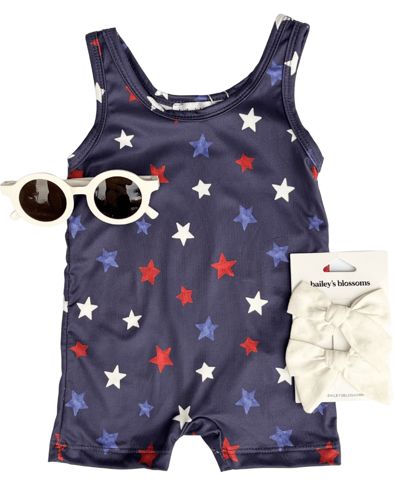 Gigi Bikeshort Romper - All - Star product_type - Bailey&