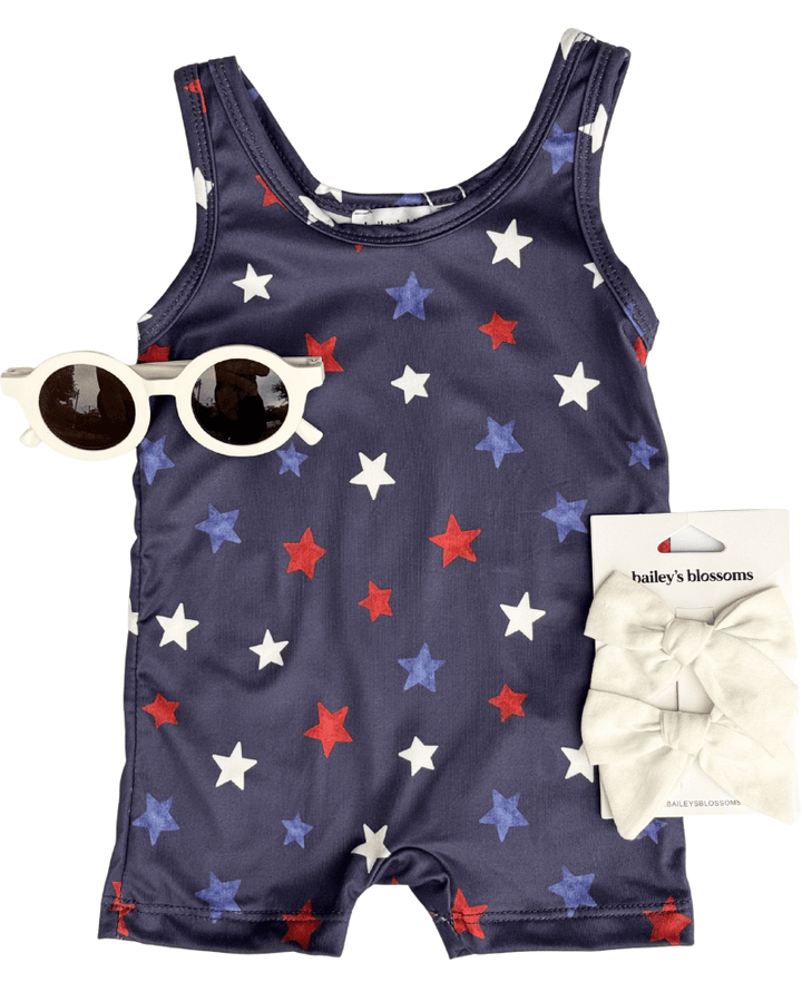 Gigi Bikeshort Romper - All - Star product_type - Bailey&