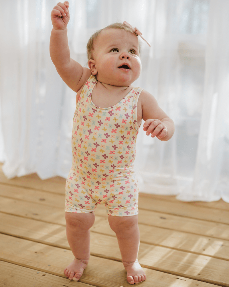 Gigi Bikeshort Romper - Butterfly Kisses product_type - Bailey&