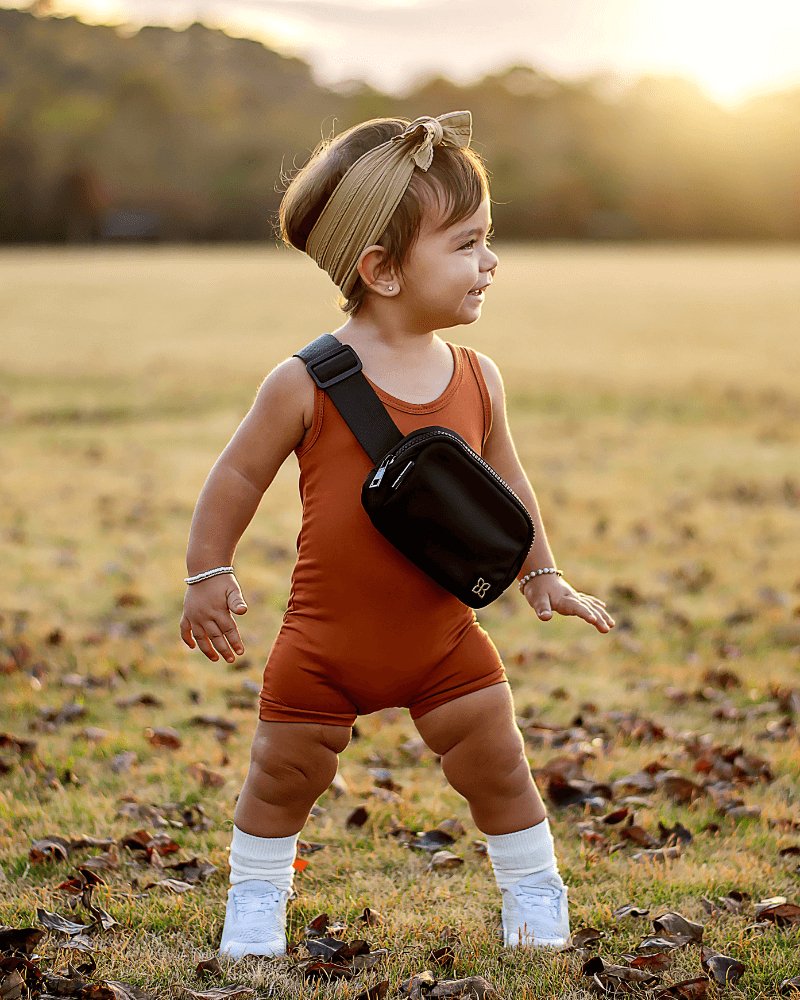 Gigi Bikeshort Romper - Rust #product_type - Bailey's Blossoms