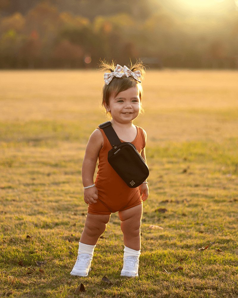 Gigi Bikeshort Romper - Rust #product_type - Bailey's Blossoms