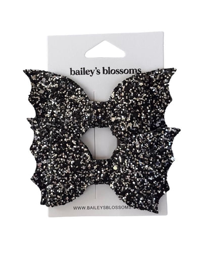 Glitter Bat Piggie Clips product_type - Bailey's Blossoms