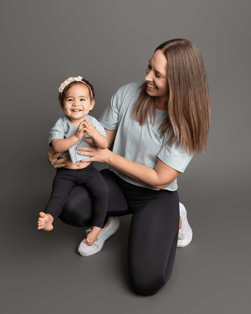 Indy Essential Crop Tee - Powder Blue product_type - Bailey's Blossoms
