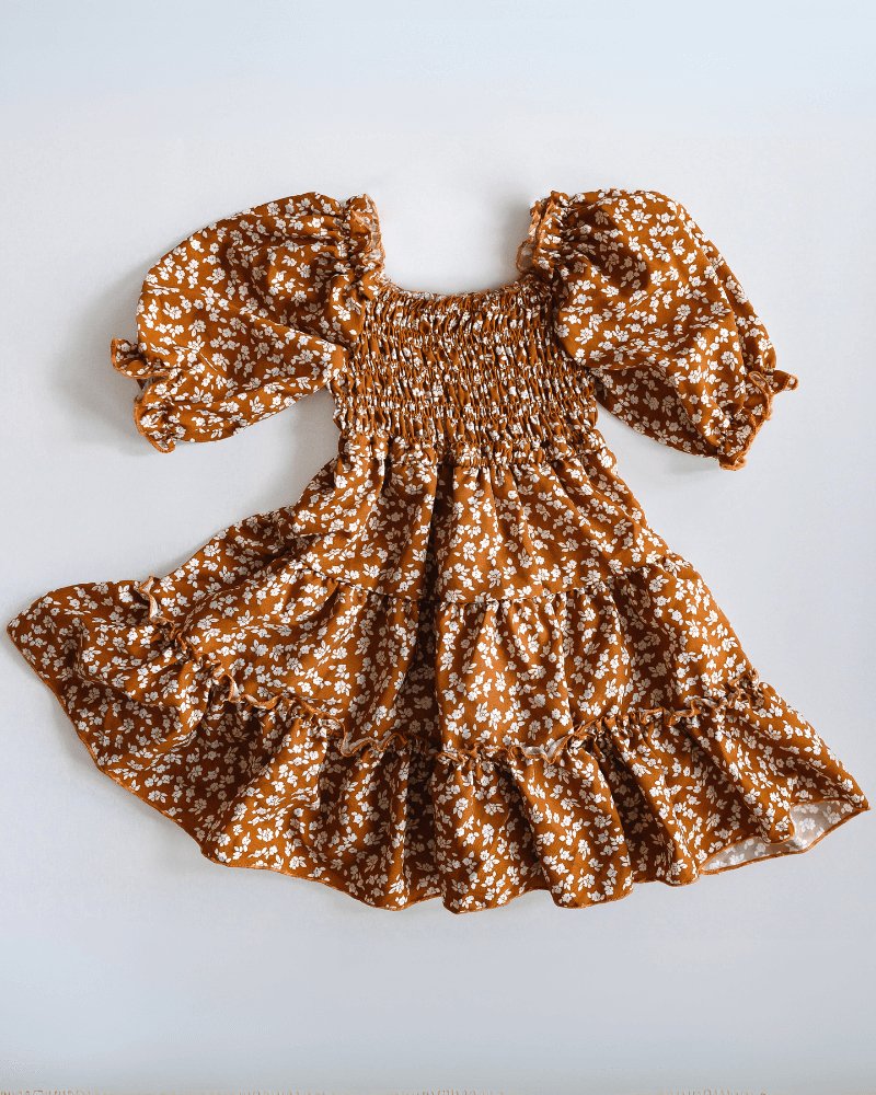 Katherine Dress - Russet Floral 