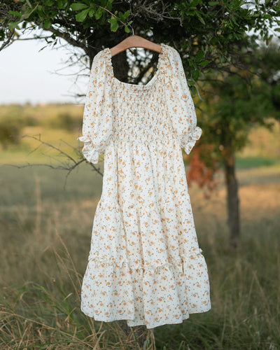 Katherine Dress - Yellow Floral #product_type - Bailey's Blossoms