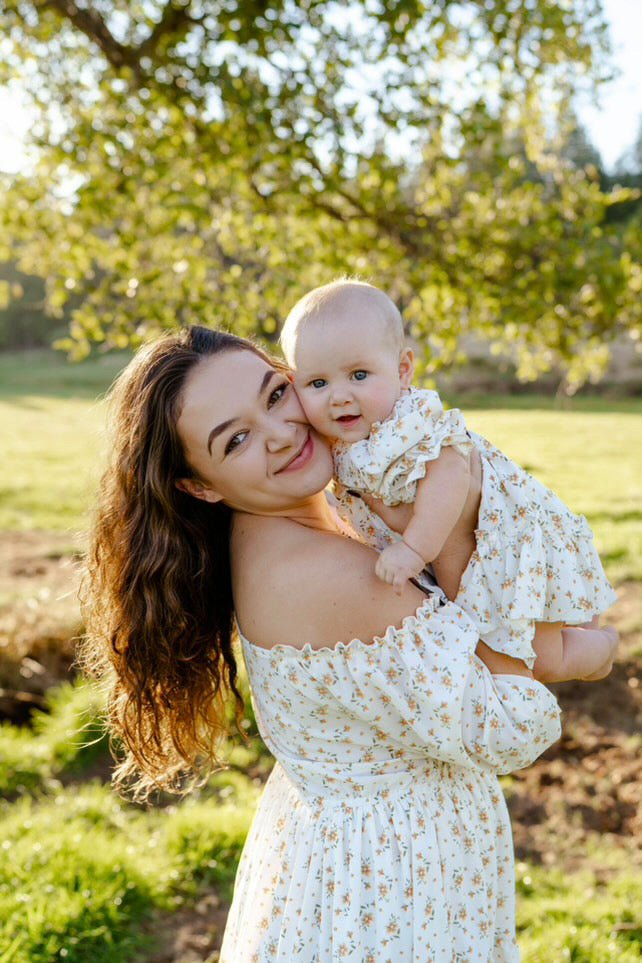 Katherine Dress - Yellow Floral product_type - Bailey's Blossoms