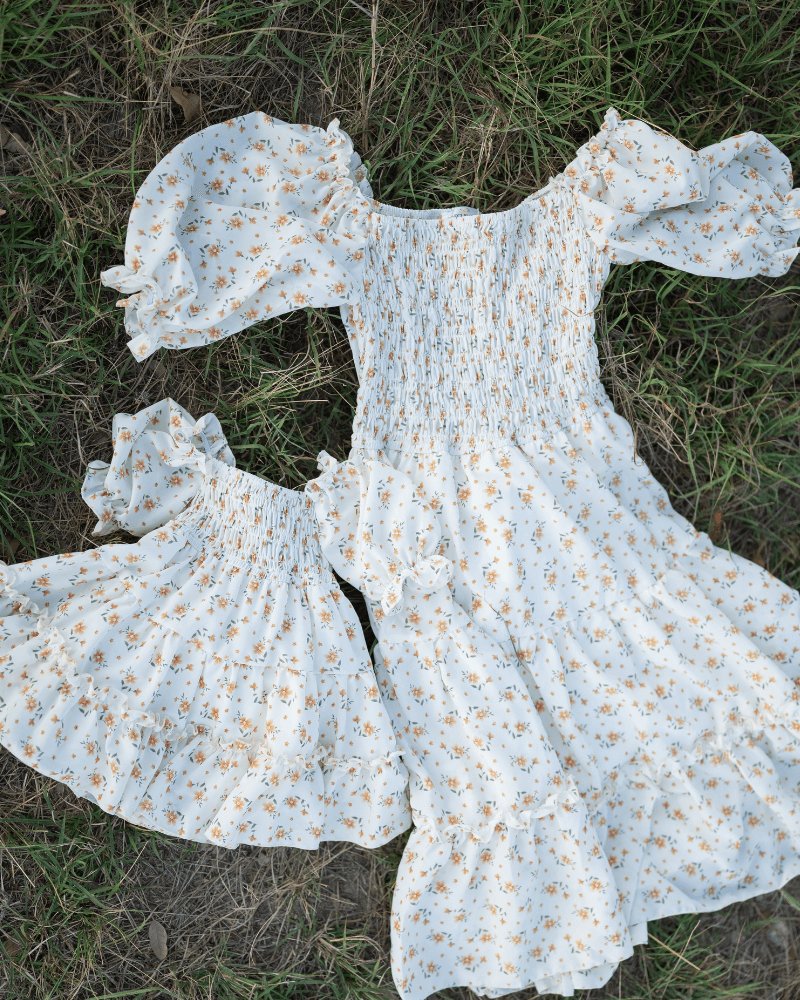 Katherine Dress - Yellow Floral #product_type - Bailey's Blossoms