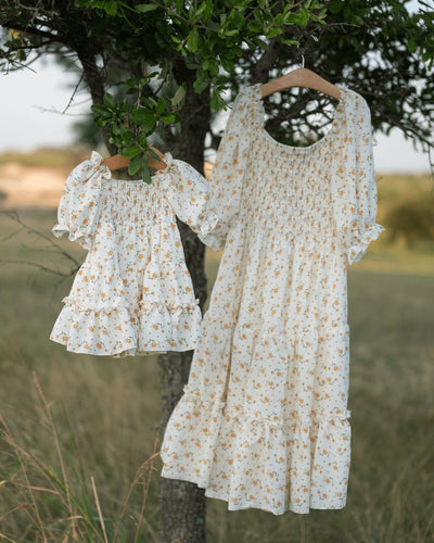 Katherine Dress - Yellow Floral #product_type - Bailey's Blossoms