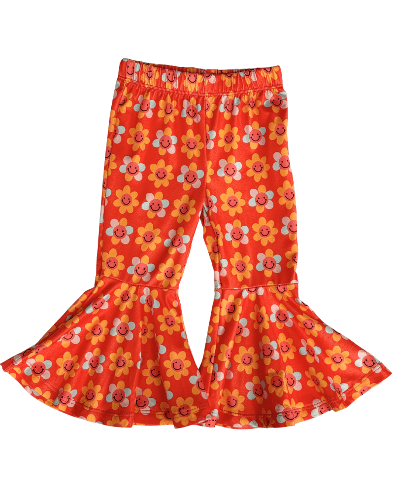 Keely Exaggerated Bell Bottoms - Flower Power product_type - Bailey's Blossoms