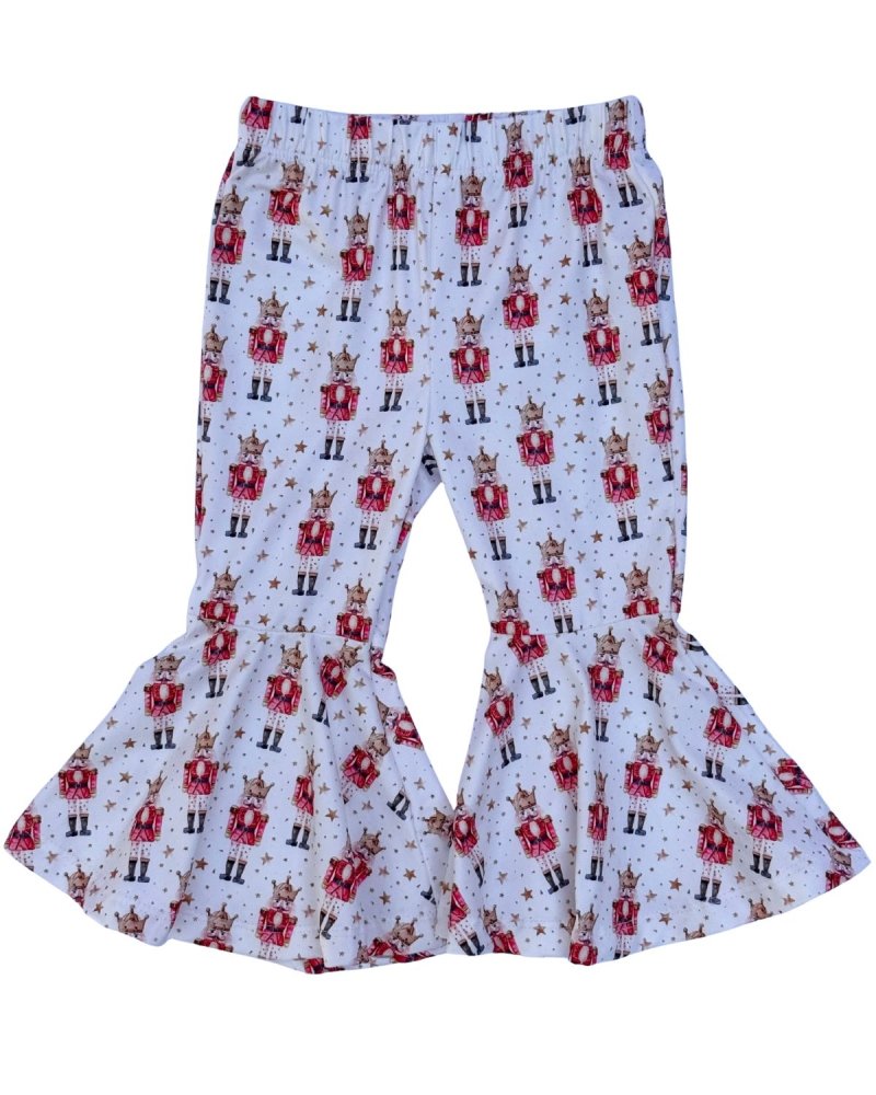 Keely Exaggerated Bell Bottoms - Soldier with Stars product_type - Bailey's Blossoms